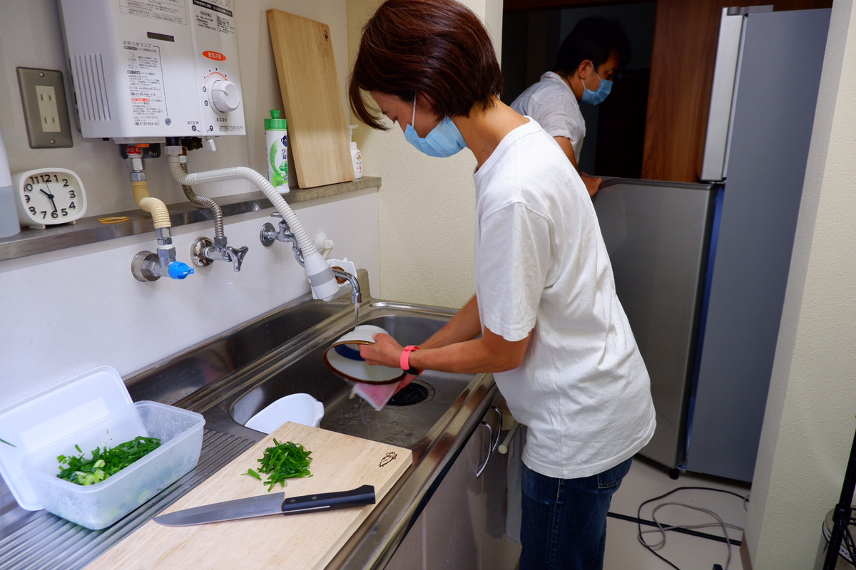 ムラカラ体験宿泊_⑬昼食作り