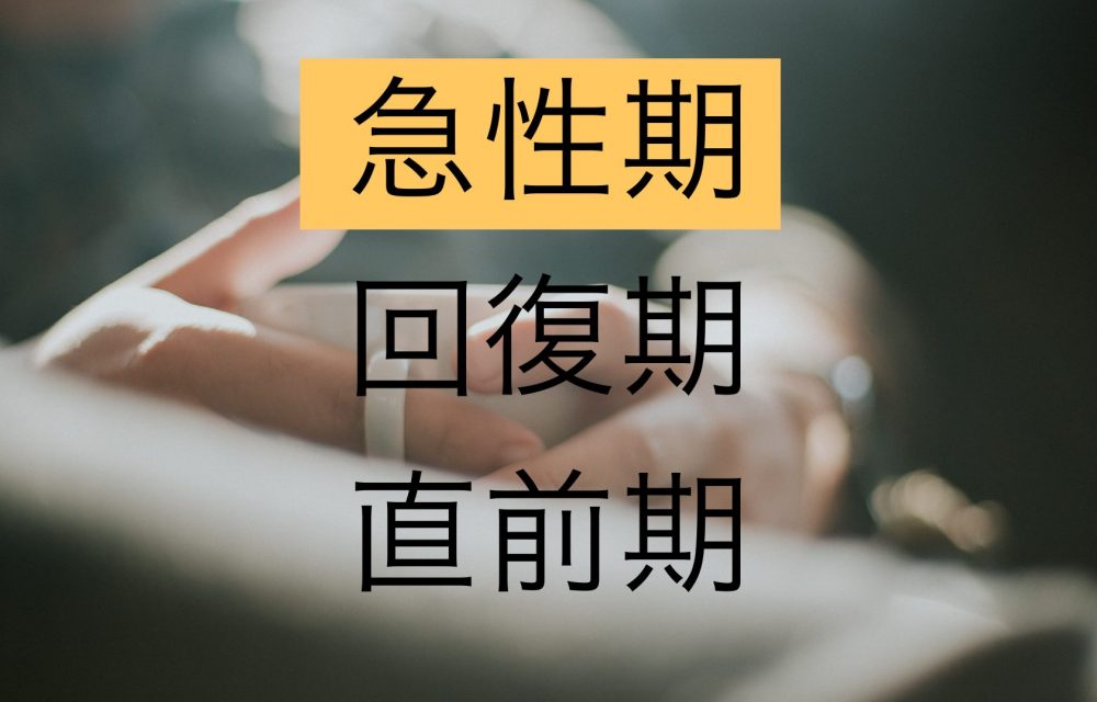 急性期（療養前半）のうつ病の方の、休職中の過ごし方について